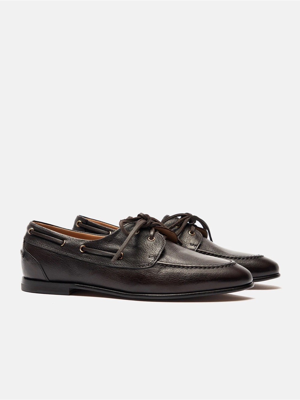 Scarosso Ginevra Marrone Boat Shoe
